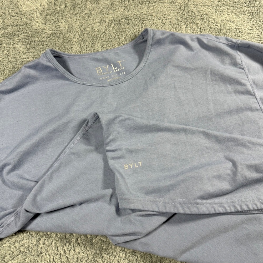 BYLT Premium Basics Long Sleeve Drop Cut Performance Shirt Size XL‎